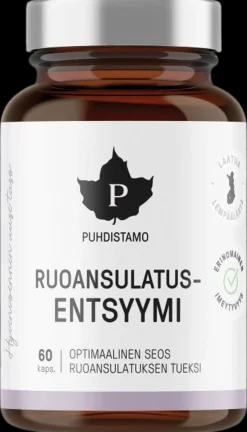 Puhdistamo Ruoansulatusentsyymi 60 kaps