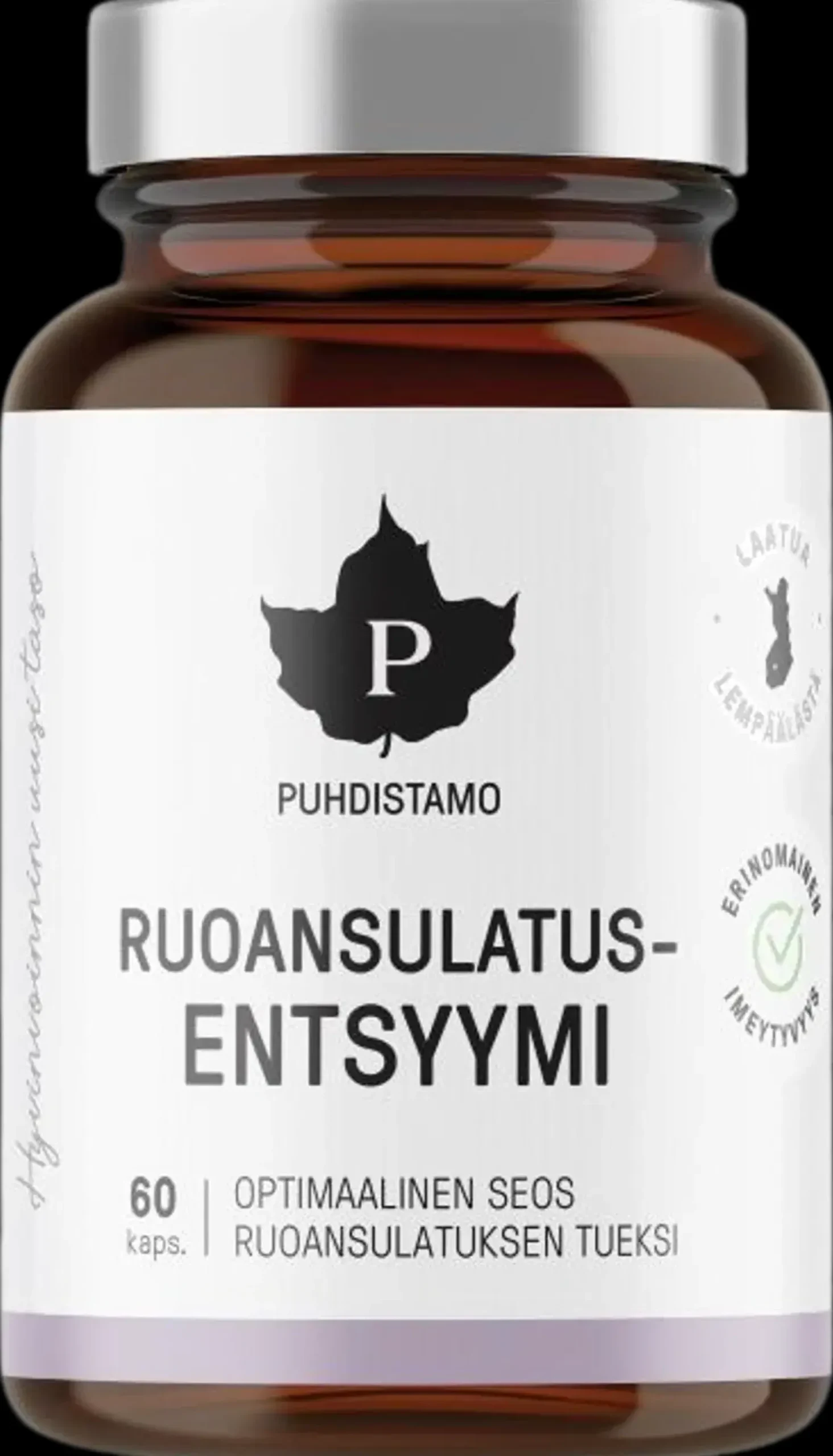 Puhdistamo Ruoansulatusentsyymi 60 kaps