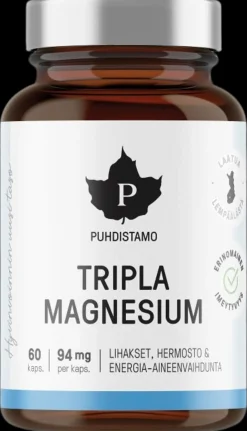 Puhdistamo Tripla Magnesium 60 kapselia