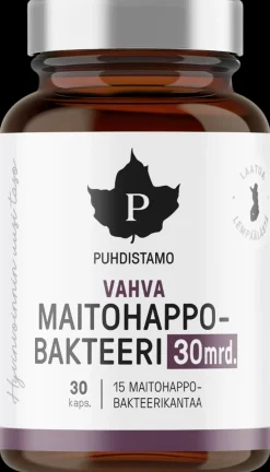 Puhdistamo Vahva Maitohappobakteeri 30 Mrd. 30 kaps