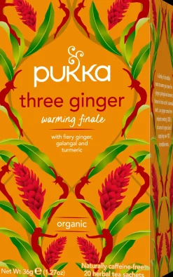 Pukka Yrttitee Three Ginger luomu 20p