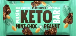 Pulsin Minttusuklaa & maapähkinä keto-proteiinipatukka 50g