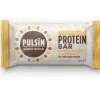 Pulsin proteiinipatukka 50g, joka sisältää mantelia, cashewta, vaniljaa & ja sokeritonta suklaata, makeutettu xylitolilla.