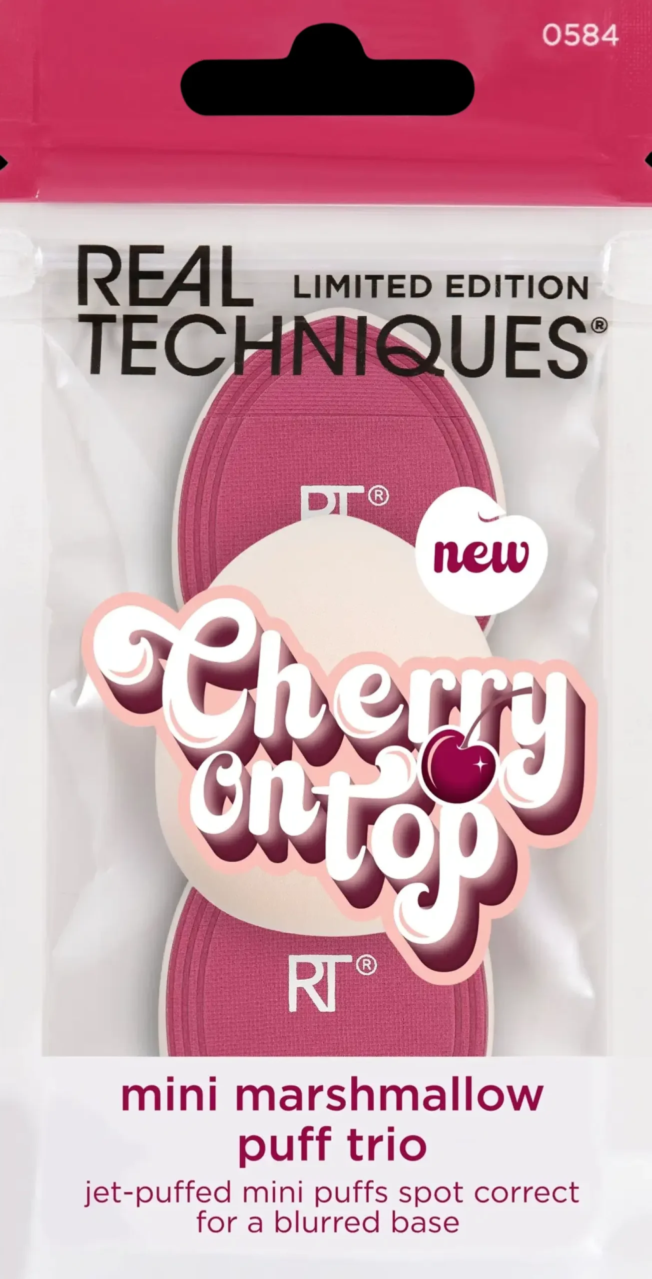 Real Techniques Cherry On Top Mini Marshmallow Puff Trio -meikkisienitrio
