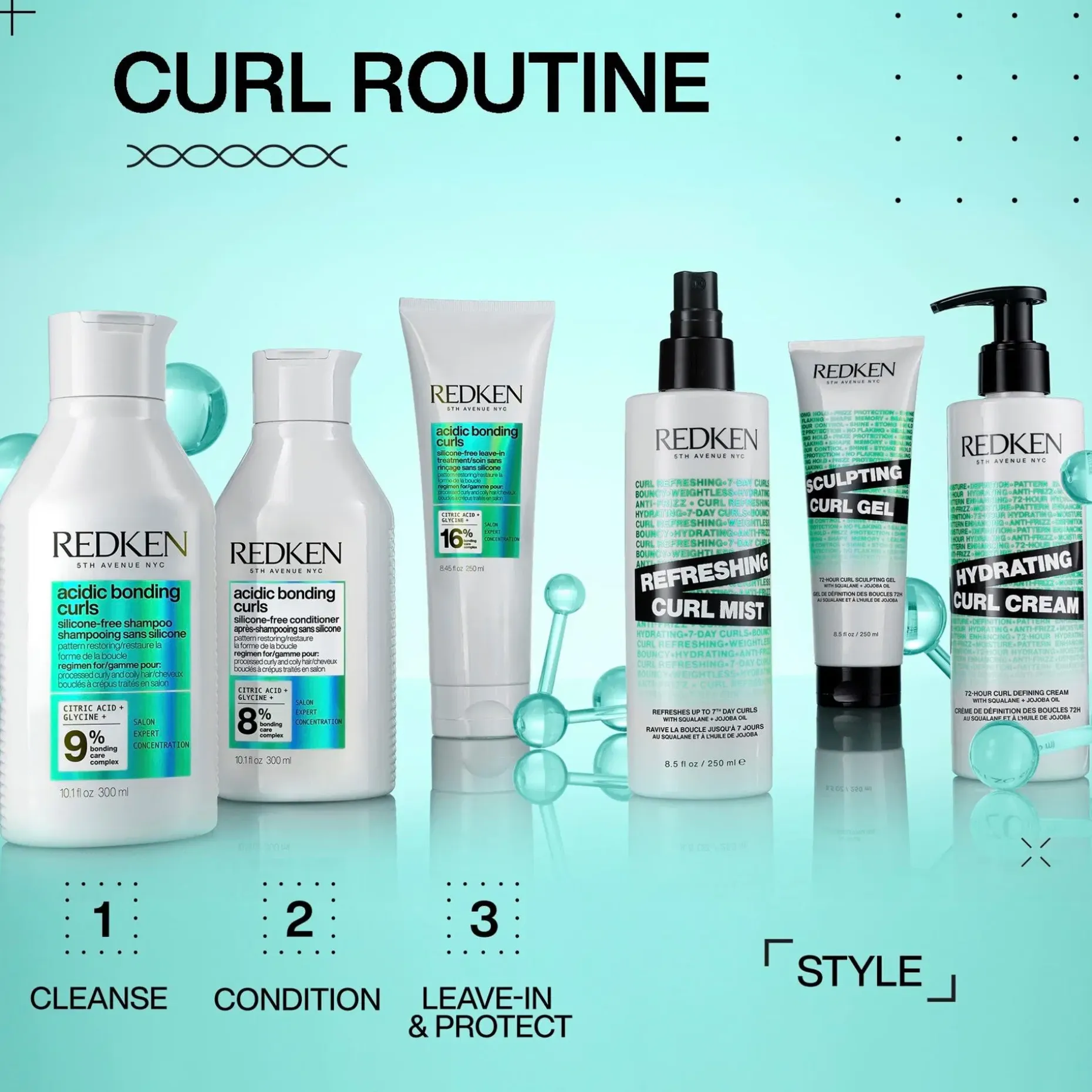 Redken Acidic Bonding Curls Shampoo 300 ml