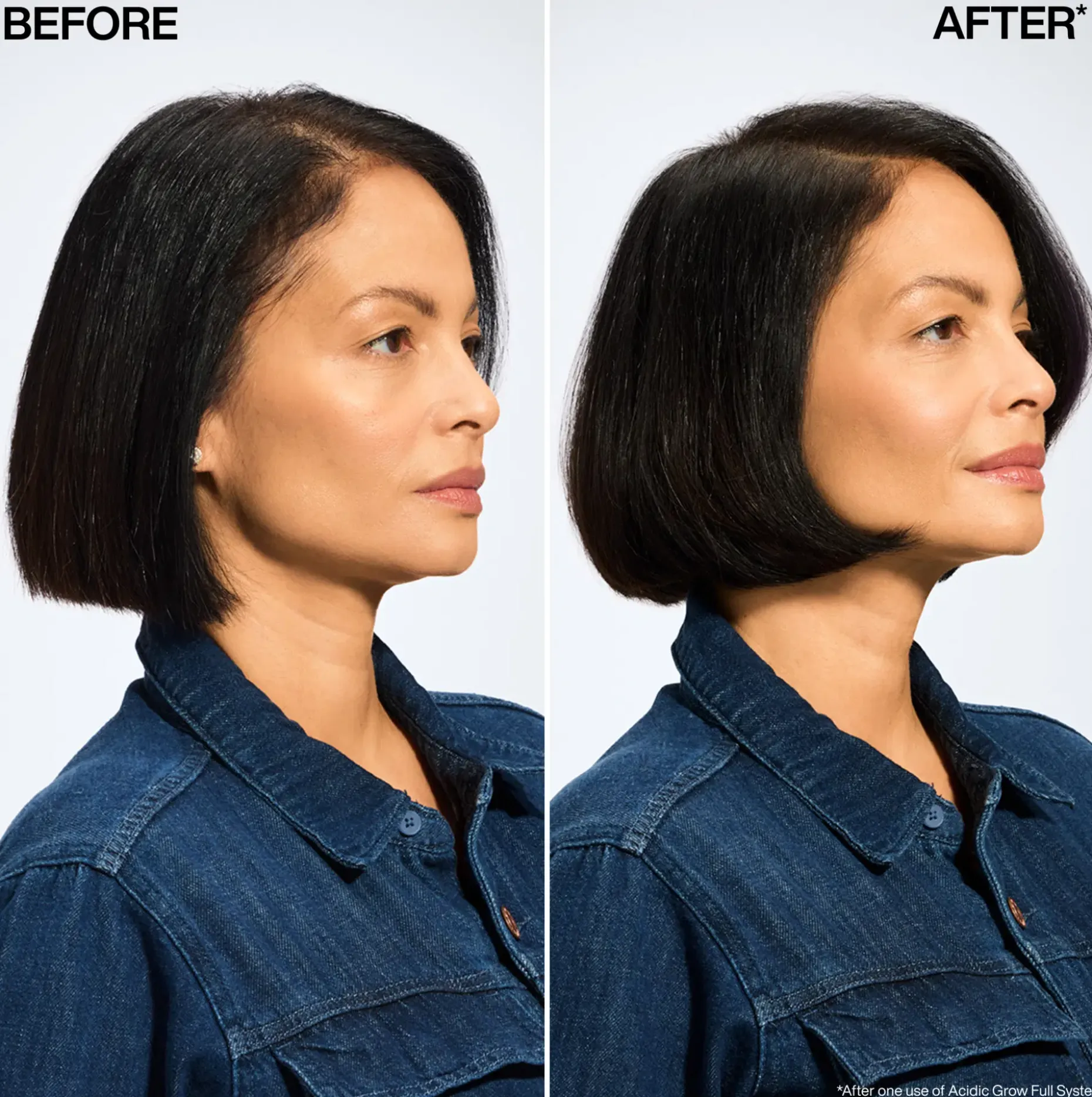 Redken Acidic Grow Full System tuuheuttava shampoo oheneville tai latteille hiuksille. Antaa täyteläisyyden tunnetta tyvelle.