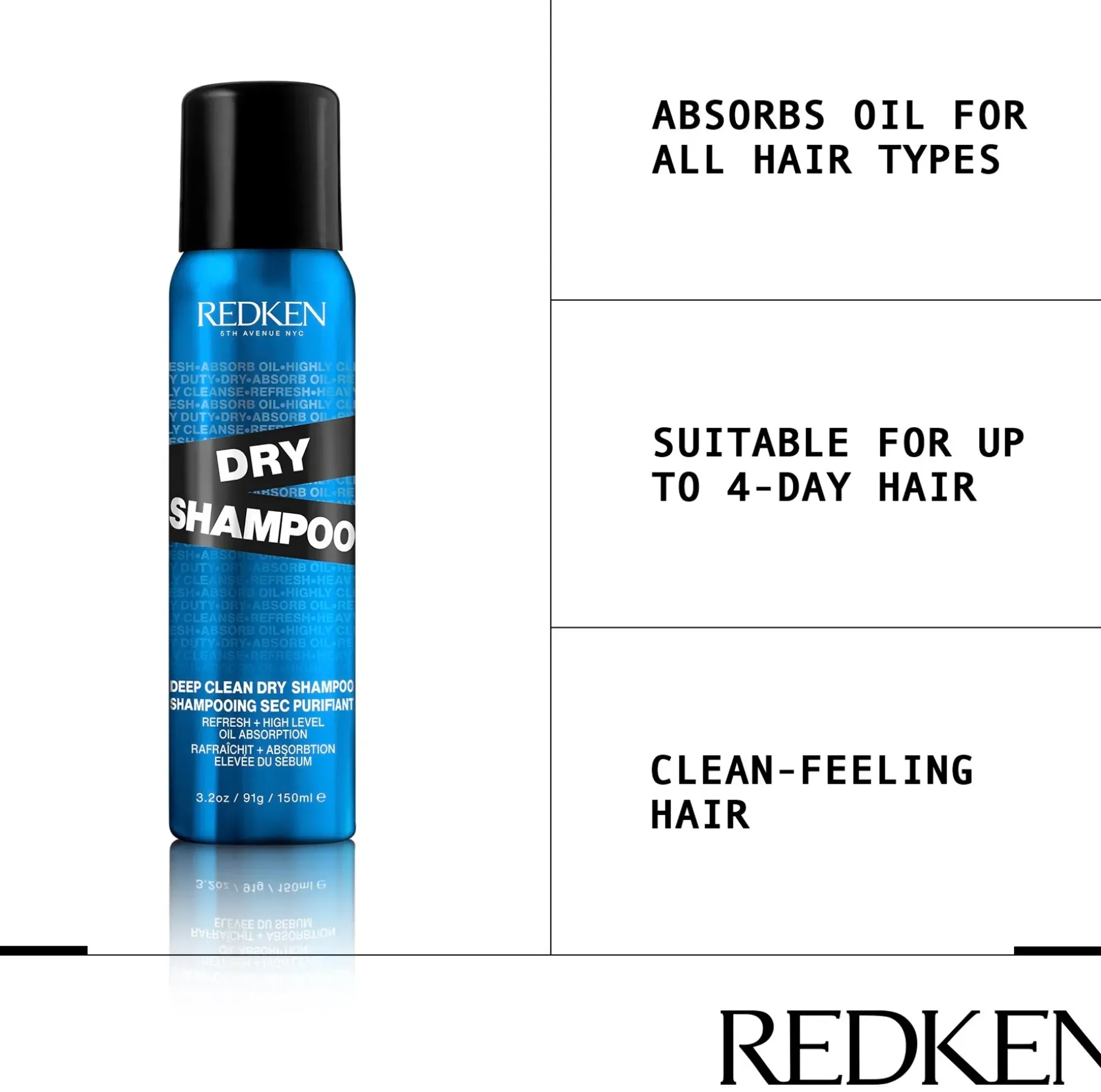 Redken Deep Clean Dry Shampoo kuivashampoo 150 ml