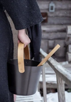 Rento Saunasanko alumiini tervanruskea