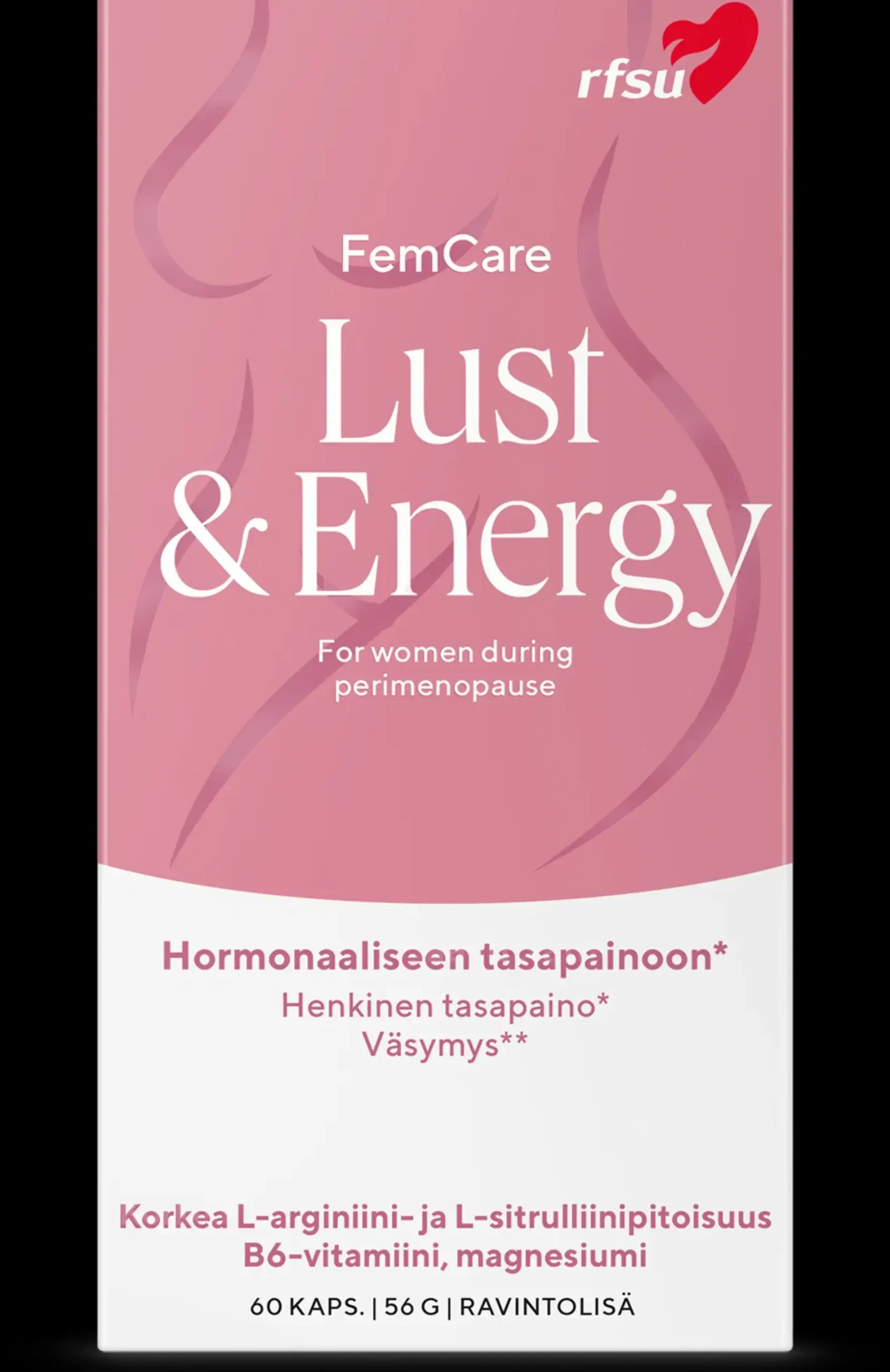 RFSU Lust & Energy 60 kpl Ravintolisä energian puutteeseen