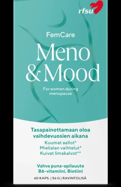 RFSU Meno & Mood 60 kpl Ravintolisä vaihdevuosioireisiin
