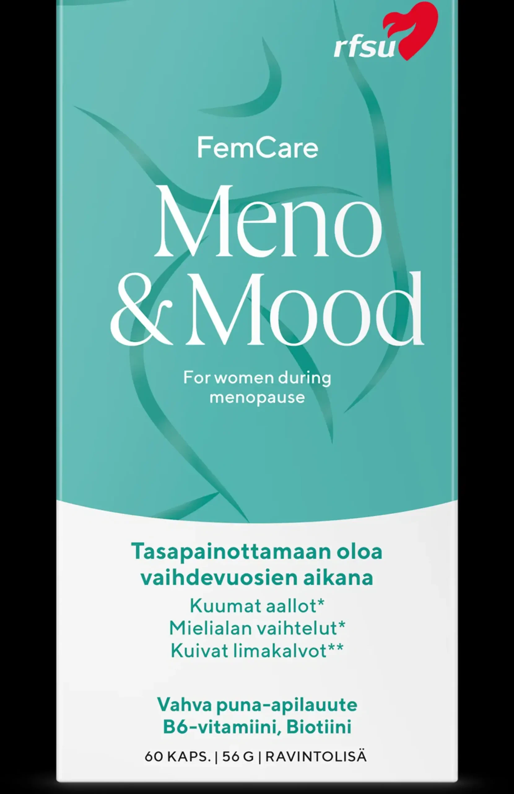 RFSU Meno & Mood 60 kpl Ravintolisä vaihdevuosioireisiin
