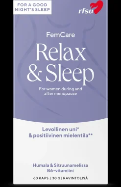 RFSU Relax & Sleep 60 kpl Ravintolisä levolliseen uneen