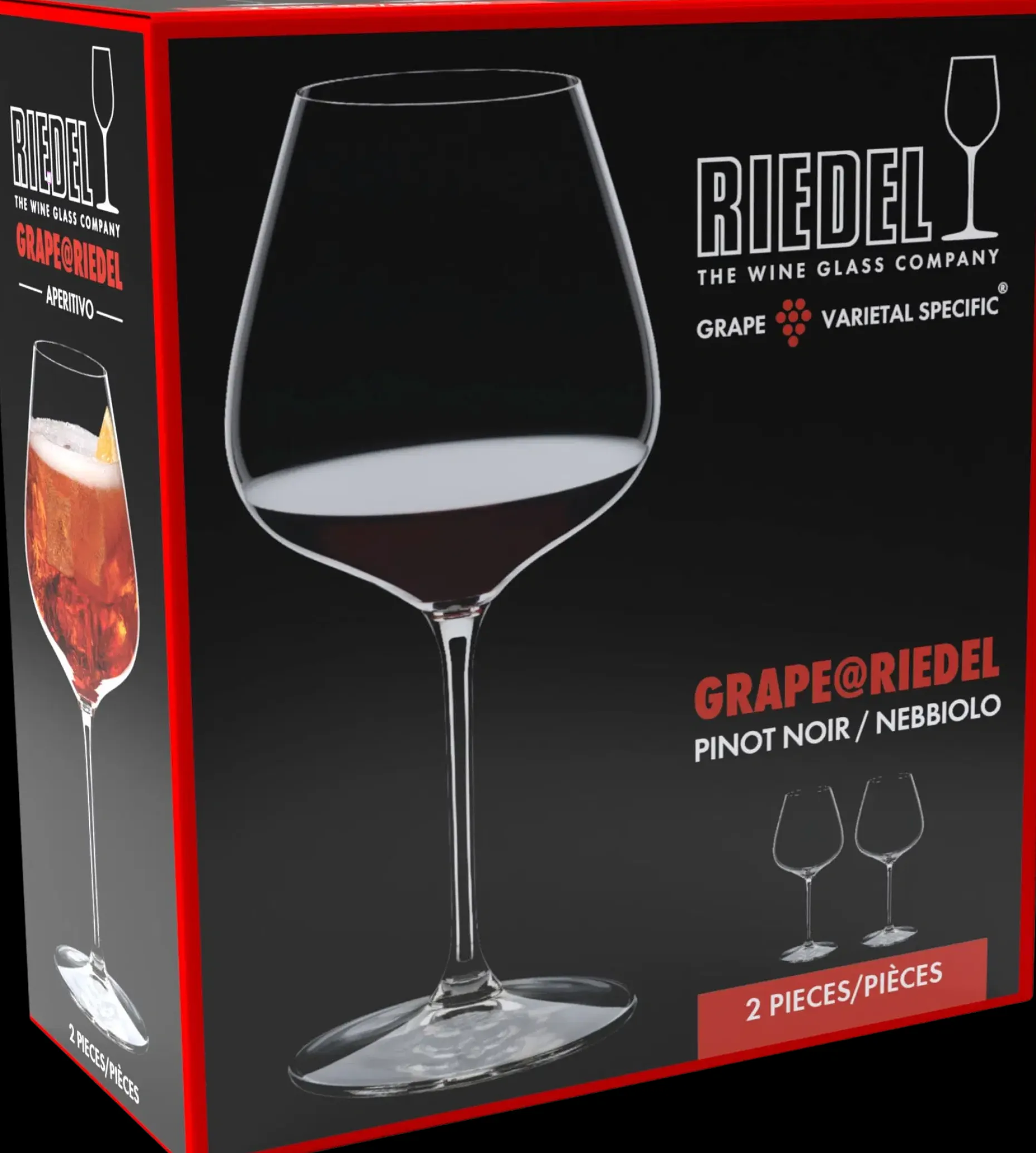 Riedel Grape@Riedel Pinot Noir/Nebbiolo/Aperitivo punaviinilasi 2 kpl