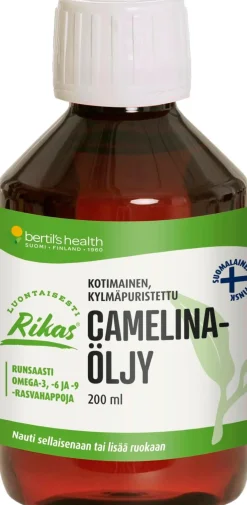Rikas Kylmäpuristettu Camelinaöljy 200 ml