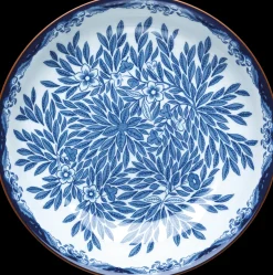 Rörstrand Ostindia Floris lautanen syvä 22 cm sininen