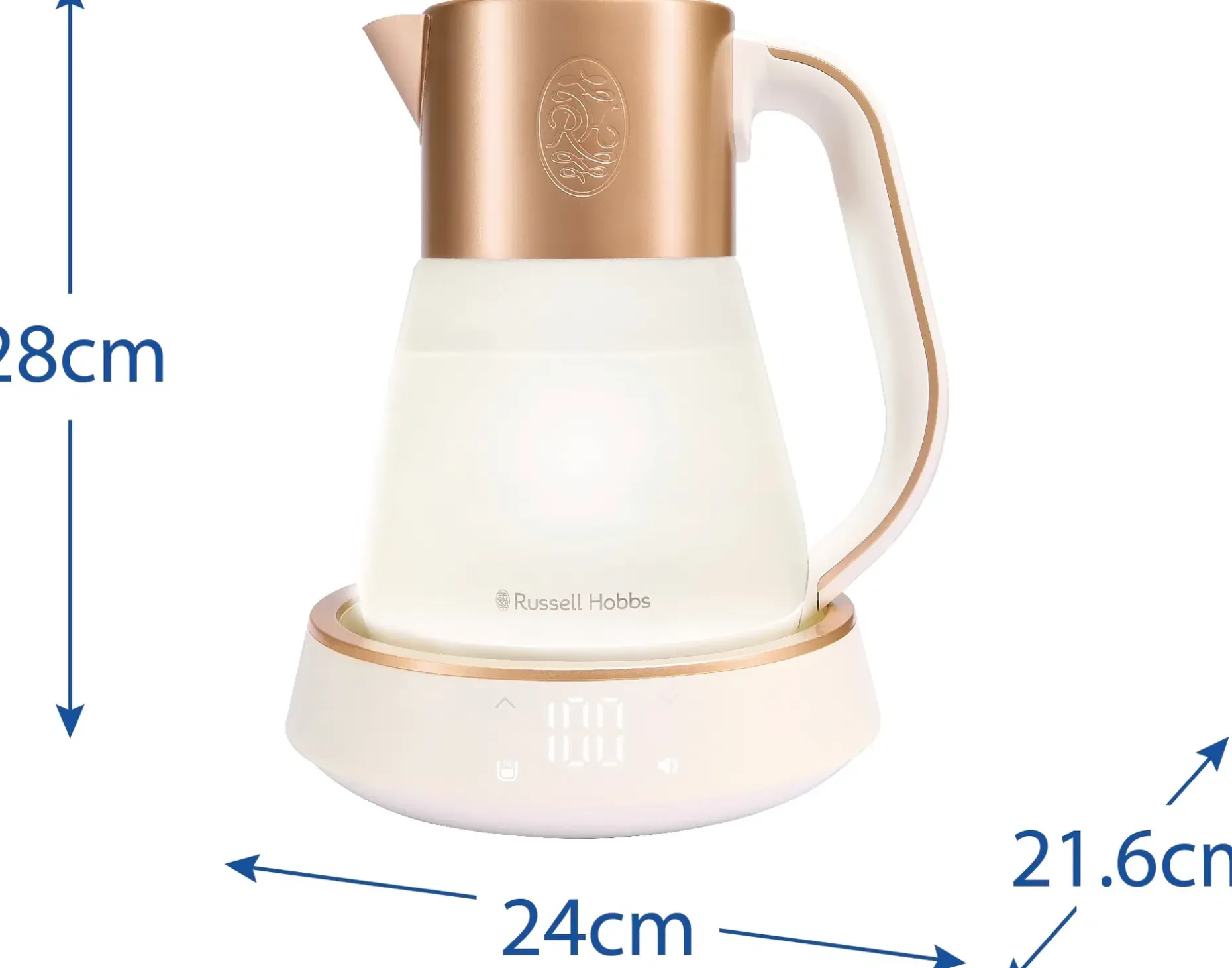 Russell Hobbs lasinen vedenkeitin Calm 27450-70