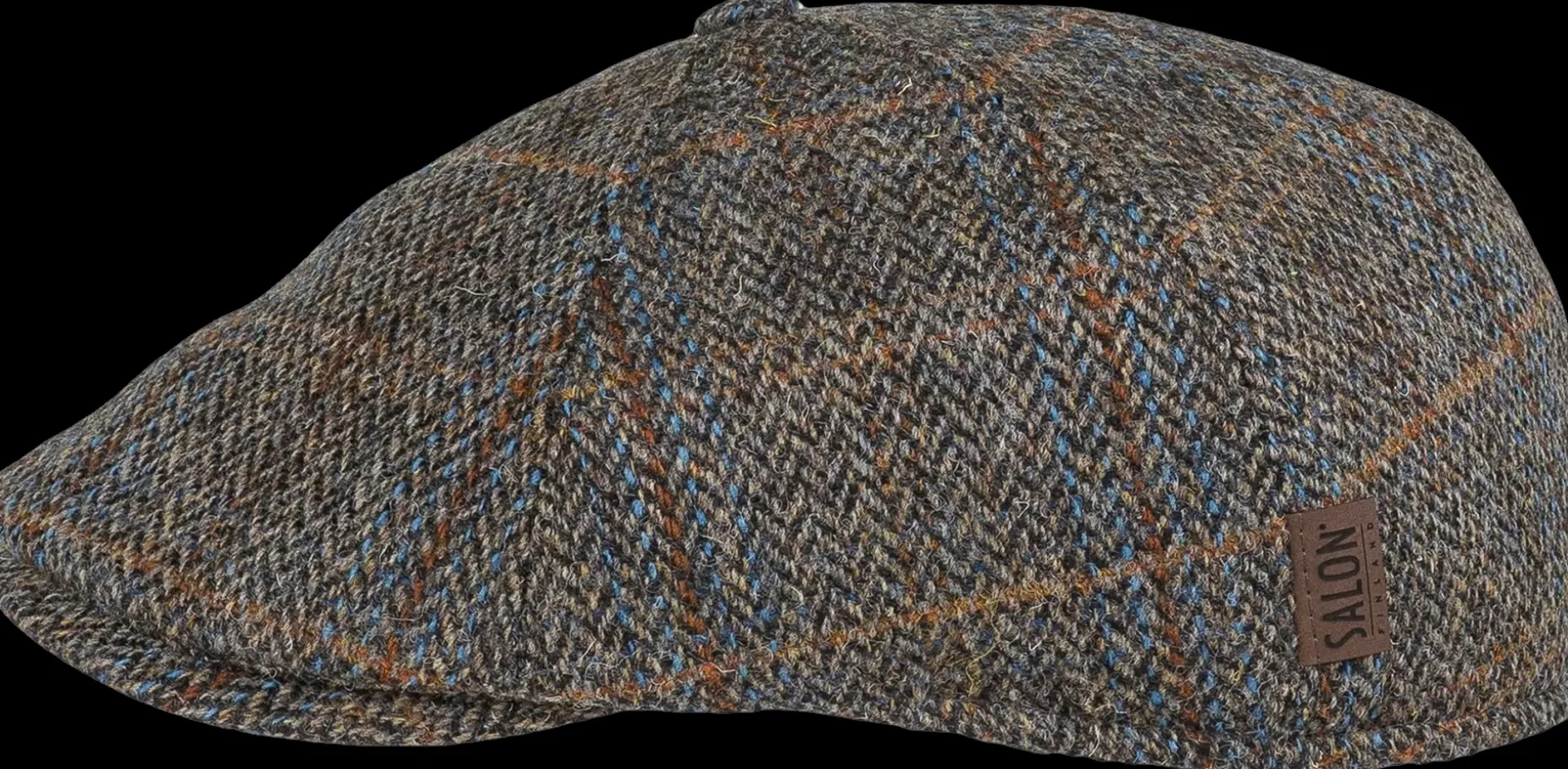 Salon Rocky Gen Harris Tweed flat cap
