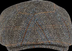 Salon Rocky Gen Harris Tweed flat cap