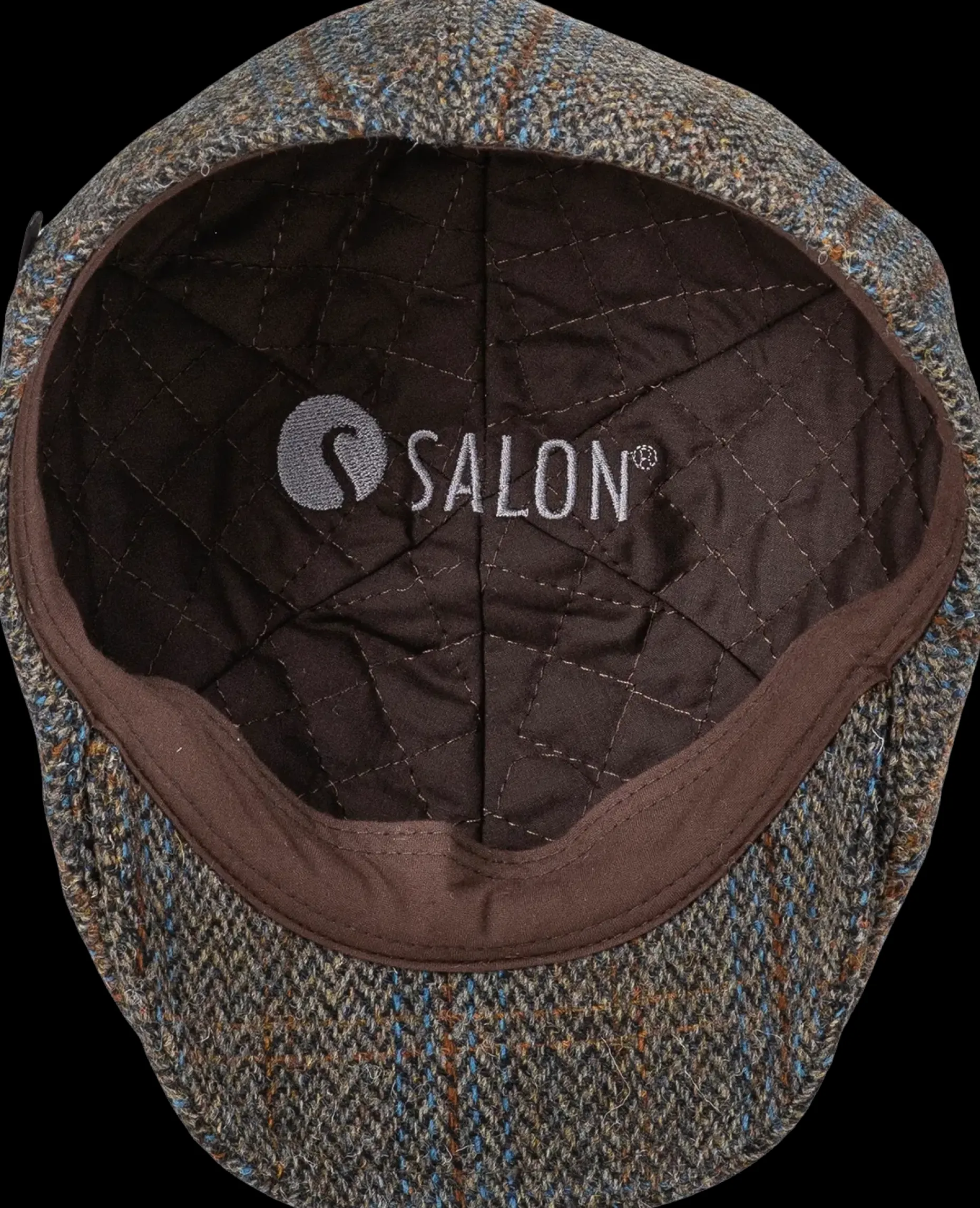 Salon Rocky Gen Harris Tweed flat cap