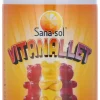 Sana-sol Vitanallet monivitamiini vadelma & appelsiini & mustikka 60kpl