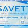 Savett Disinfecting Wipe kosteuspyyhe ihon desinfiointiin 10kpl