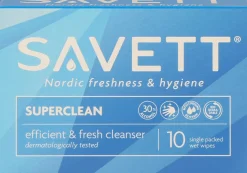 Savett Superclean kosteuspyyhe 10kpl