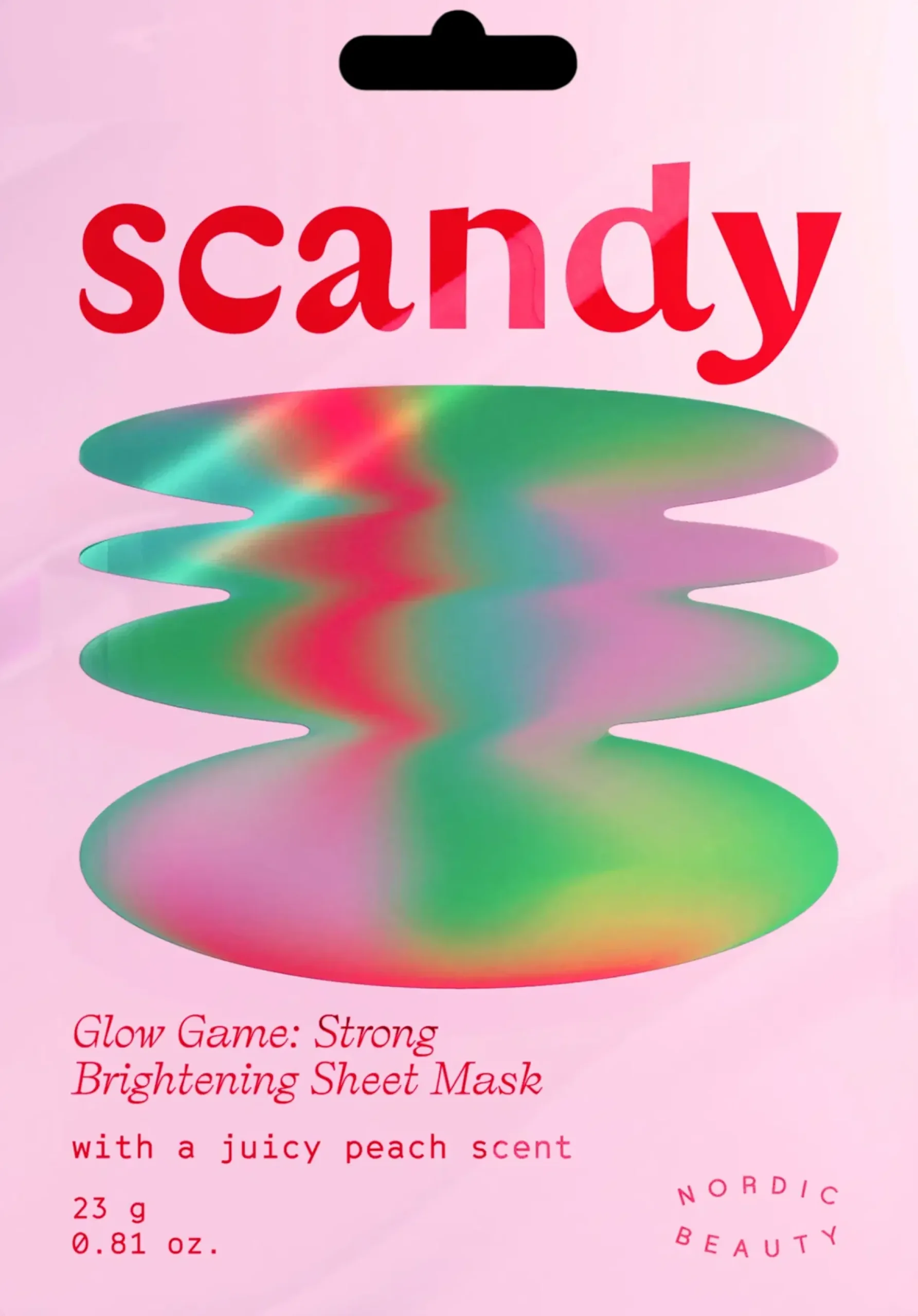 Scandy Glow Game: Strong Brightening Sheet Mask kasvonaamio 1 kpl