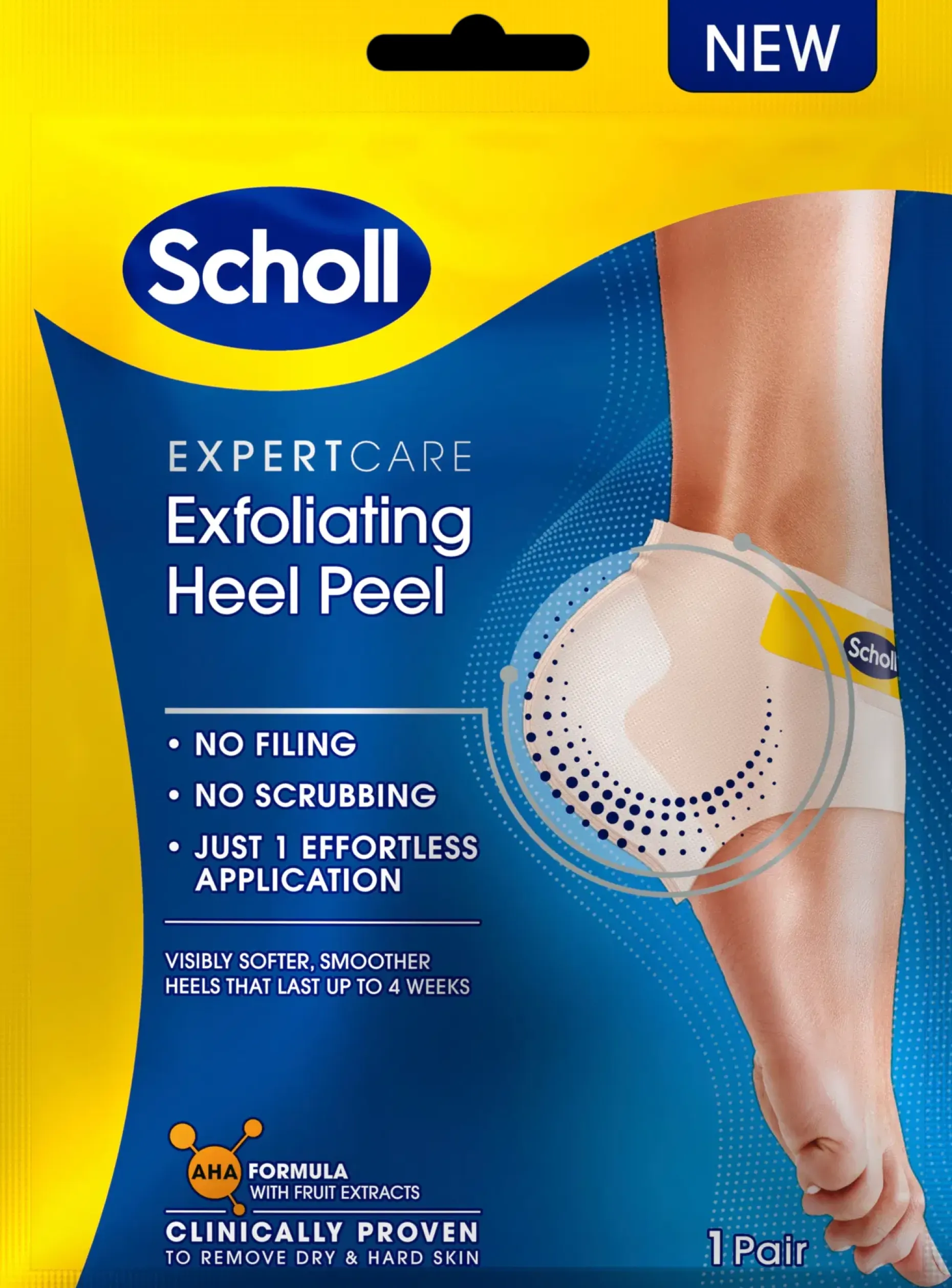 Scholl Kuoriva kantapäänaamio 1 pari