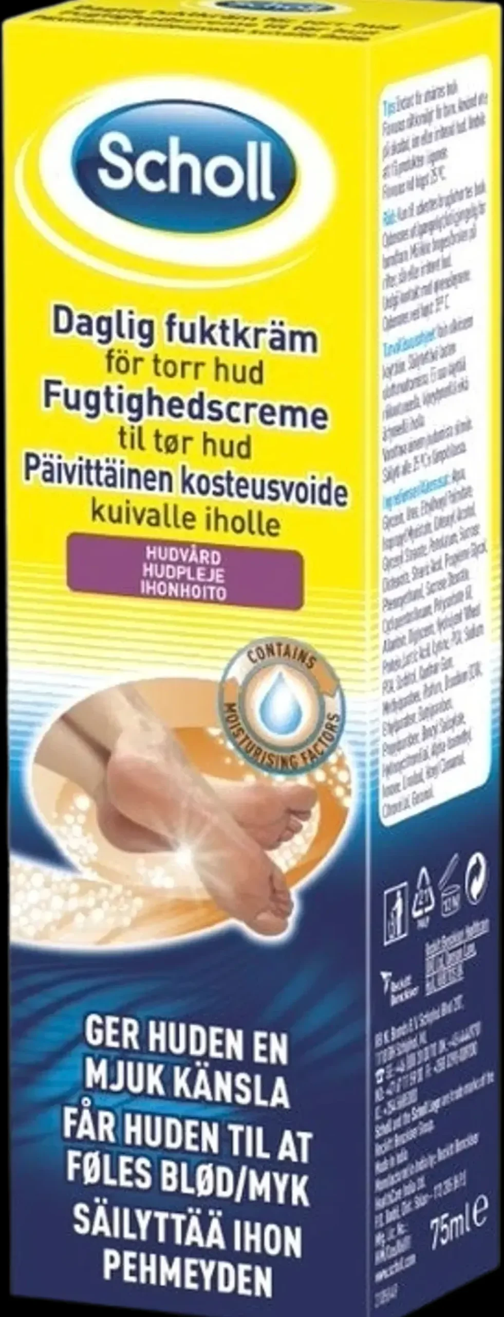 Scholl Päivittäinen kosteusvoide jaloille 75ml