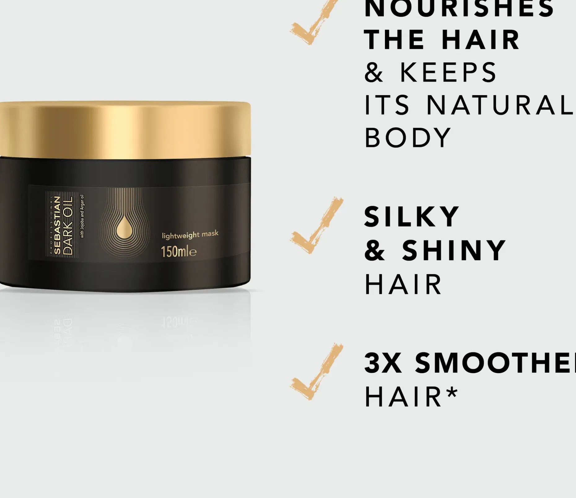Sebastian Professional Dark Oil Mask hiusnaamio 150 ml