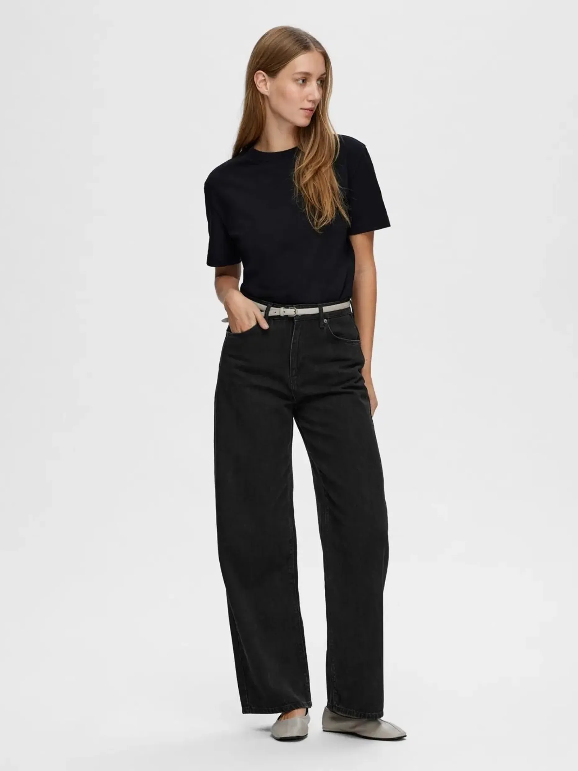 Selected Femme SLFEssential Boxy t-paita