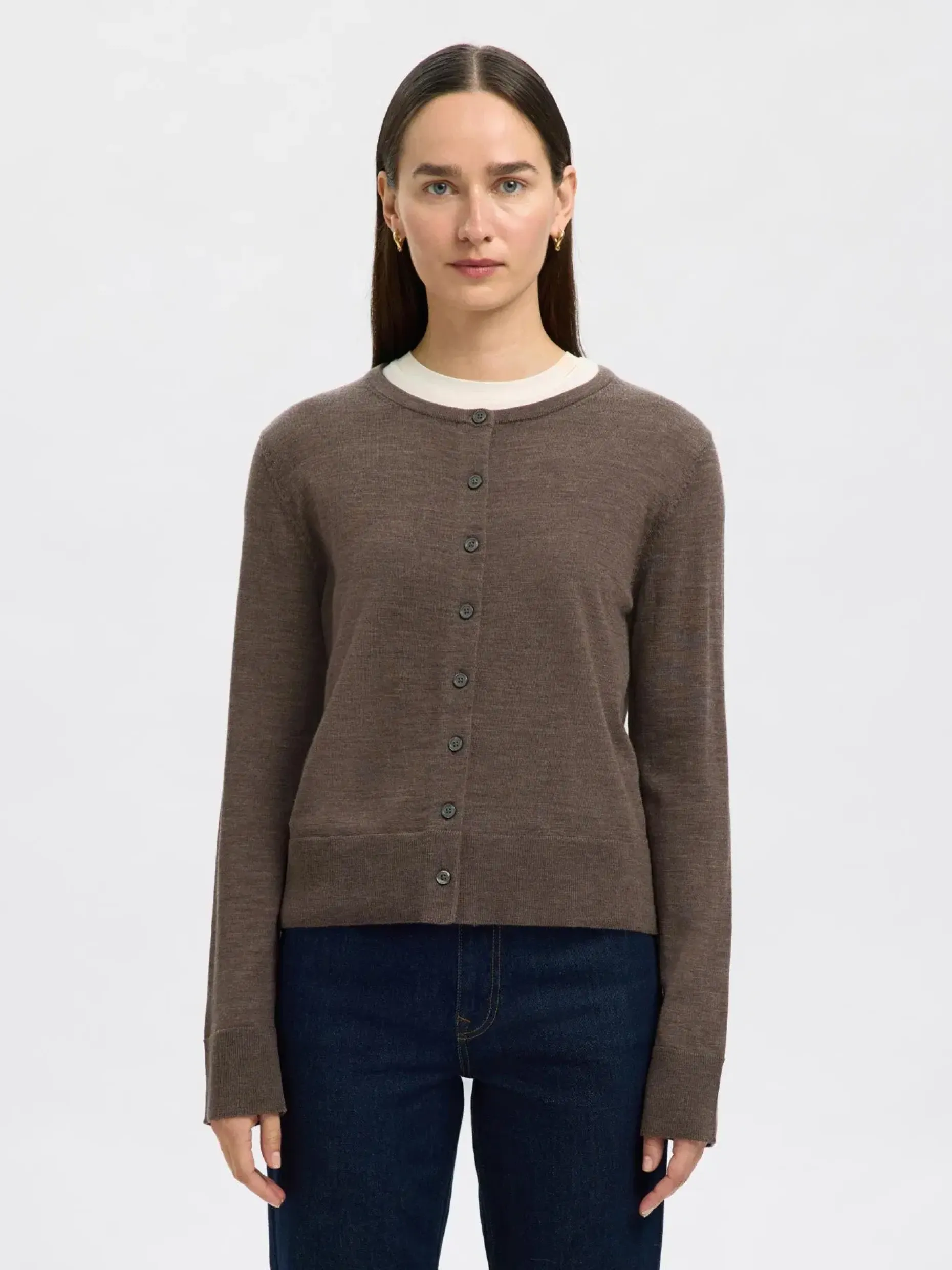 Selected Femme SLFThea merinovillainen neuletakki
