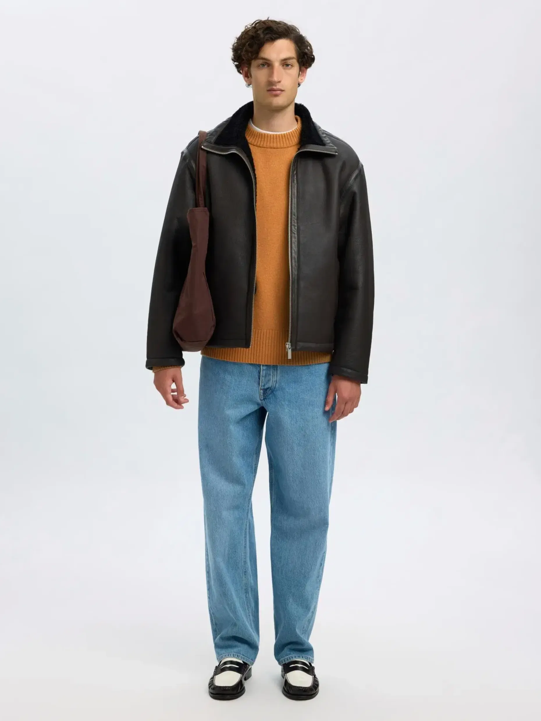SELECTED HOMME Slhcalle relaxed cashmere