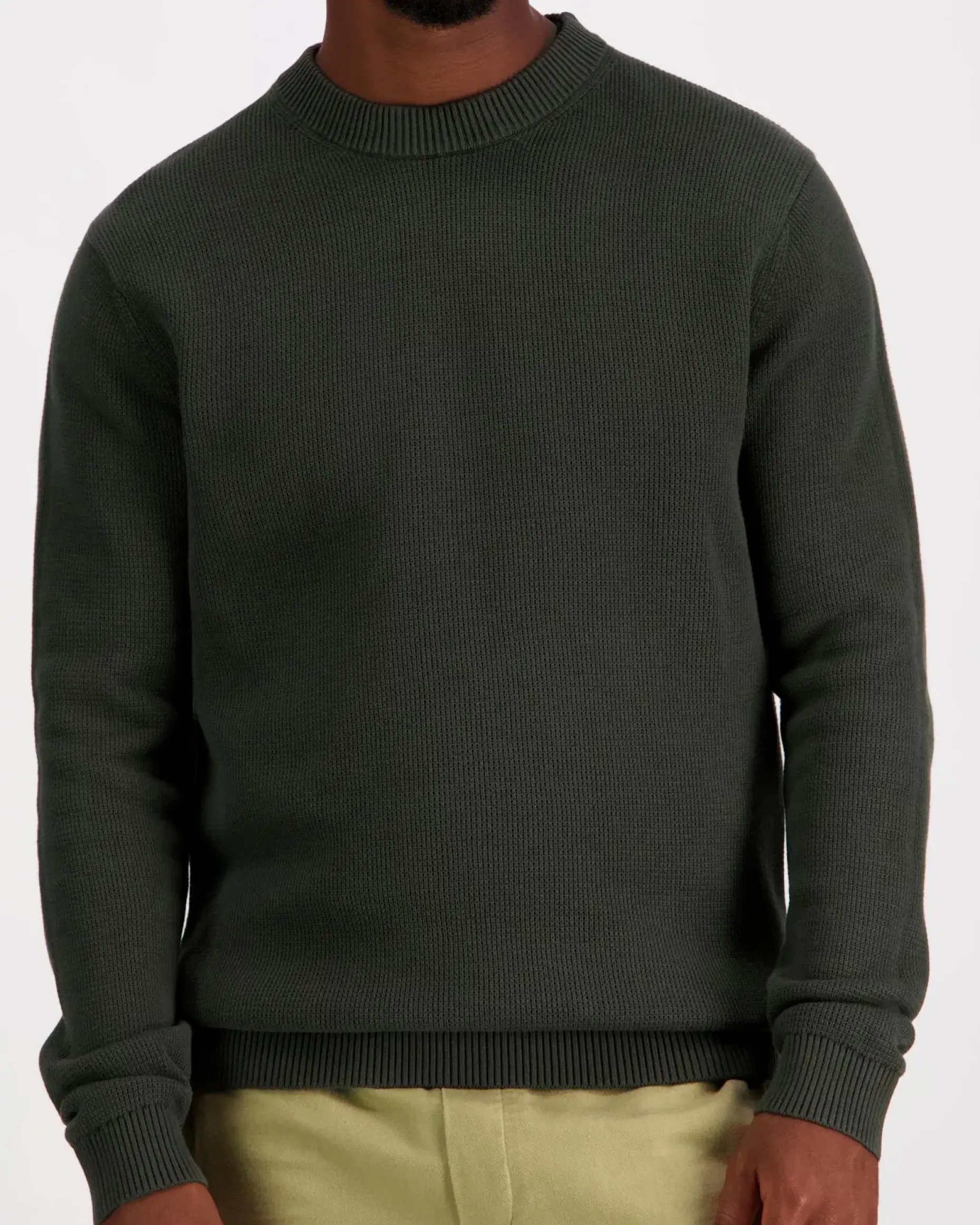 SELECTED HOMME Slhdane ls knit structure crew neule