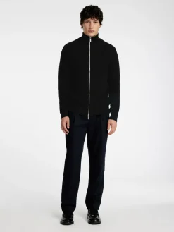 SELECTED HOMME Slhdane ls knit structure full zip neuletakki