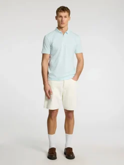 SELECTED HOMME Slhfave zip ss polo pikee