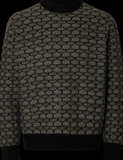 SELECTED HOMME Slhkeith ls knit relaxed crew