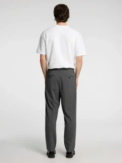 SELECTED HOMME Slh190-reg tapered leroy pleat housut