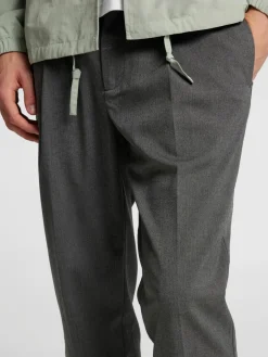 SELECTED HOMME Slh190-reg tapered leroy pleat housut