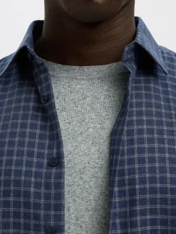 SELECTED HOMME Slhreg-leo heather shirt ls