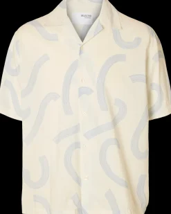 SELECTED HOMME Slhrelaxair mix ss shirt kauluspaita