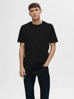 SELECTED HOMME Slhrelaxcolman ss o-neck t-paita