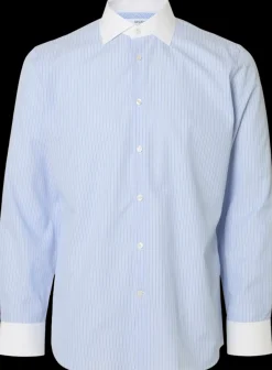 SELECTED HOMME Slhslimlux ls shirt white