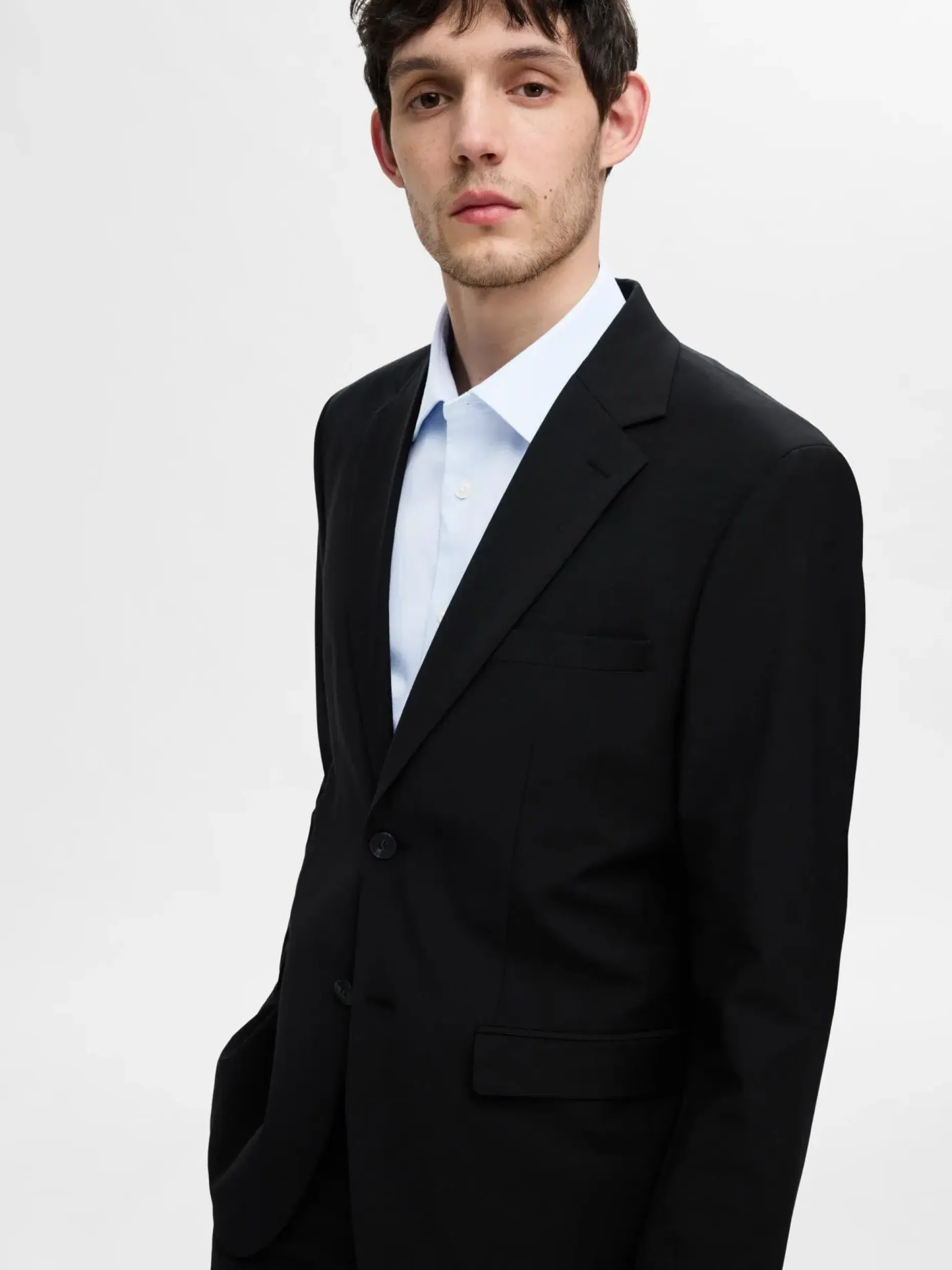 Selected homme slhslim-performance shirt ls pukupaita