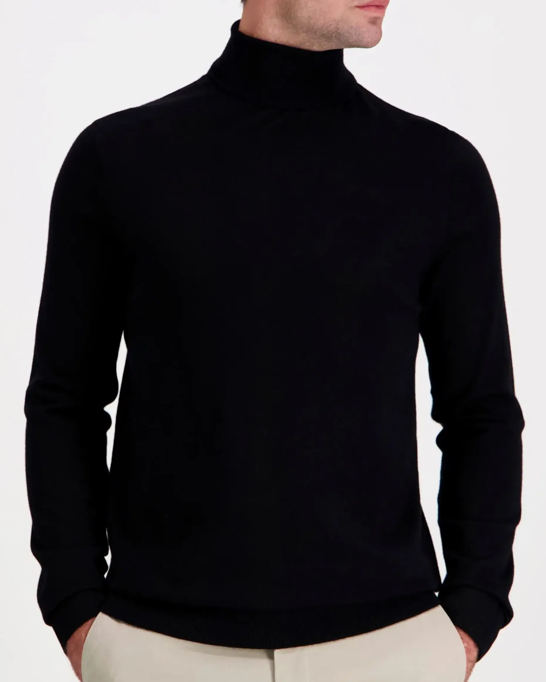 Selected homme Slhtray ls knit merinopooloneule