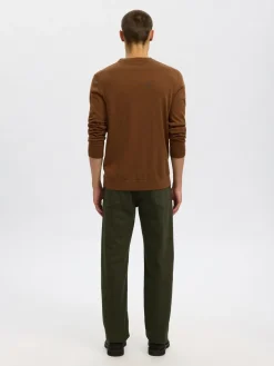 SELECTED HOMME Slhtray ls knit merinoneule