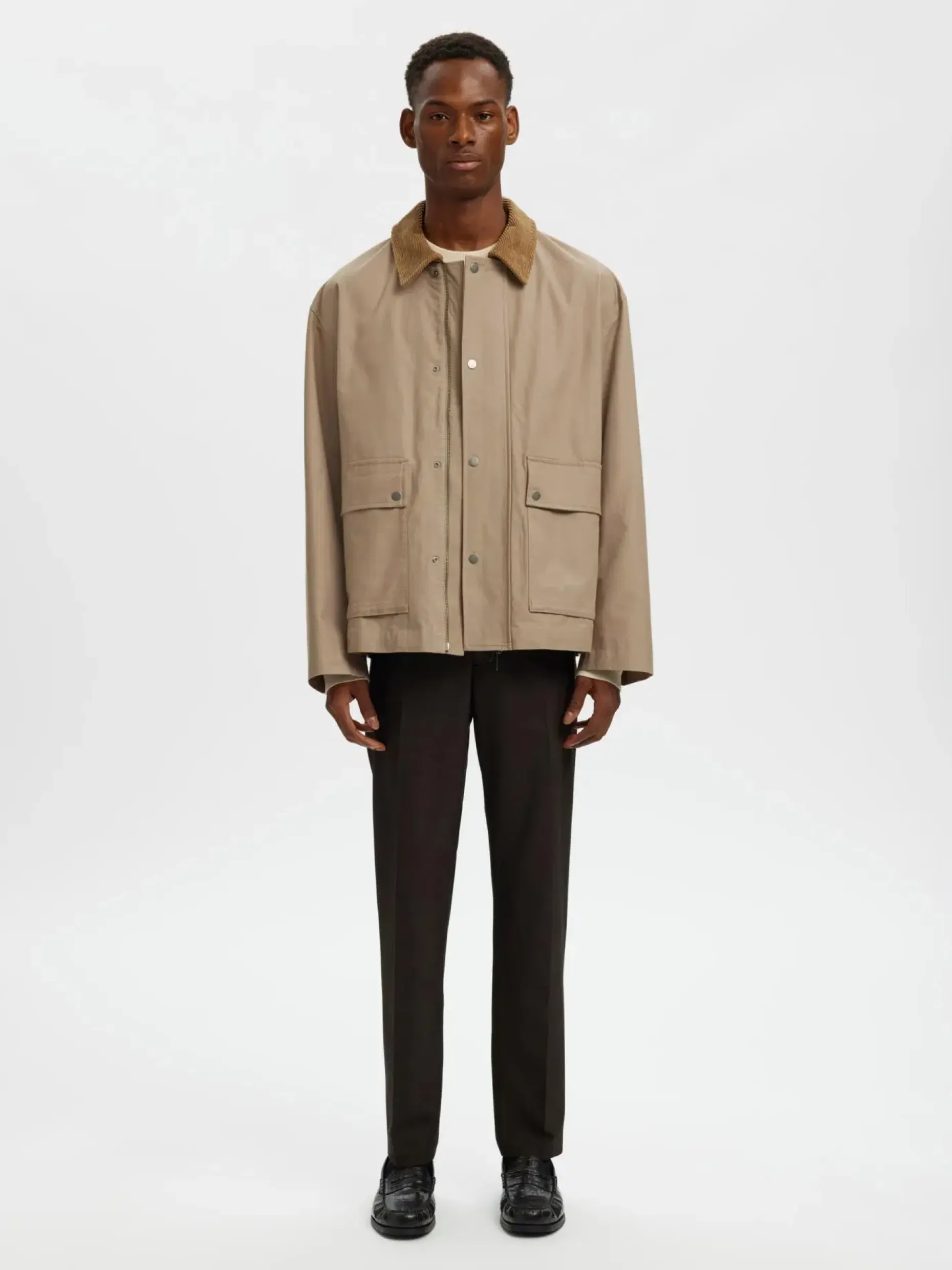 Selected Slhkyle cotton jkt takki