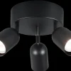 Sessak Lighting Kippo kattospottivalaisin 3-os musta