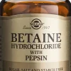 Solgar Betaiinihydrokloridi + Pepsiini ravintolisä 100 tabl.