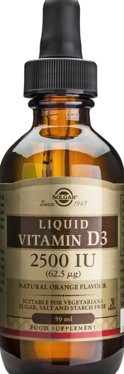 Solgar D3-vitamiini nestemäinen 59 ml